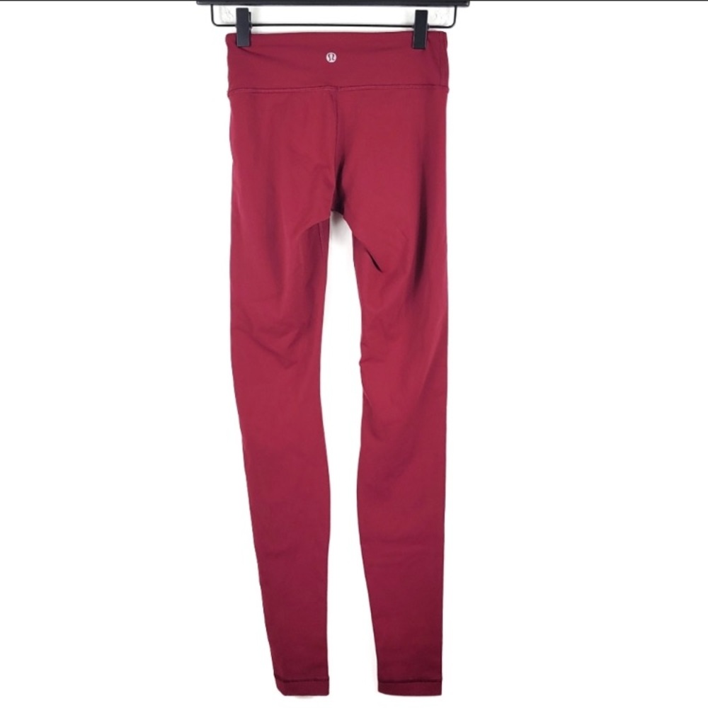 Lululemon Wunder Under Low-Rise Tight Red 2